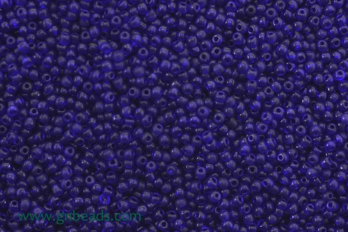 12/0, Seed Bead, Vintage, Czechoslovakian, Seed Beads, Cobalt Blue