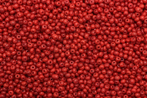 12/0, Seed Bead, Vintage, Czechoslovakian, Seed Beads, Dark Red