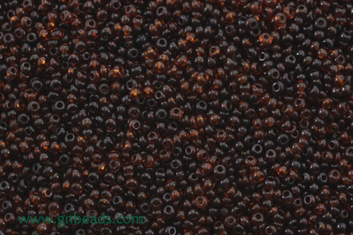 11/0, Seed Bead, Vintage, Czechoslovakian, Seed Beads, Root Beer