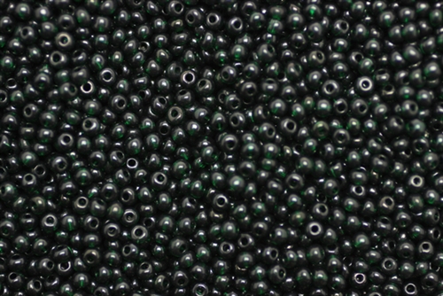 11/0, Seed Bead, Vintage, Czechoslovakian, Seed Beads, Dark Green