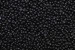 11/0, Seed Bead, Vintage, Czechoslovakian, Seed Beads, Black