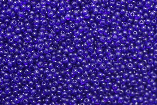 11/0, Seed Bead, Vintage, Czechoslovakian, Seed Beads, Cobalt Blue