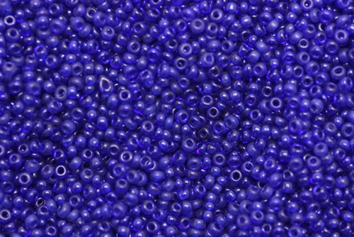 11/0, Seed Bead, Vintage, Czechoslovakian, Seed Beads, Matte Cobalt Blue