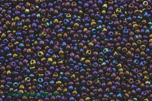 10/0, Seed Bead, Vintage, Czechoslovakian, Seed Beads, Purple Iris