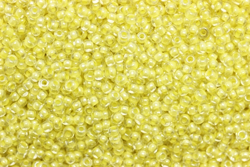 10/0, Seed Bead, Vintage, Czechoslovakian, Seed Beads, Clear Yellow