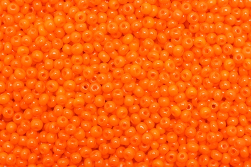 10/0, Seed Bead, Vintage, Czechoslovakian, Seed Beads, Orange