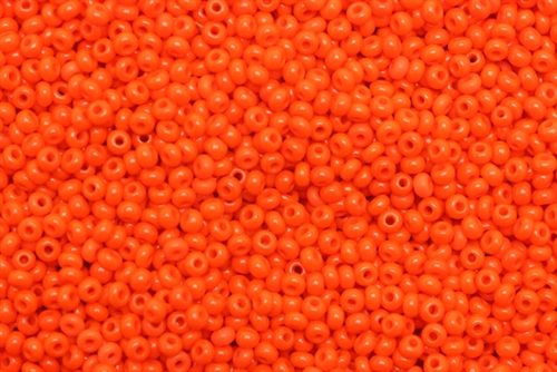 10/0, Seed Bead, Vintage, Czechoslovakian, Seed Beads, Dark Orange