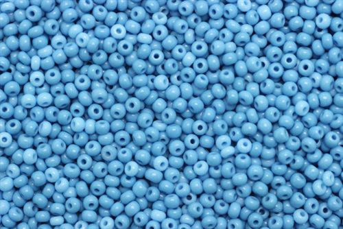 10/0, Seed Bead, Vintage, Czechoslovakian, Seed Beads, Light Blue Mix