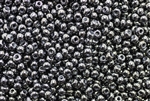 8/0, Seed Bead, Vintage, Czechoslovakian, Seed Beads, Gunmetal Gray