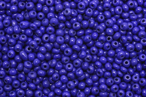 8/0, Seed Bead, Vintage, Czechoslovakian, Seed Beads, Dark Blue