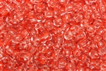 6/0, Seed Bead, Vintage, Czechoslovakian, Seed Beads, Crystal, Red Striped