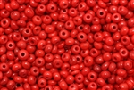 6/0, Seed Bead, Vintage, Czechoslovakian, Seed Beads, Red