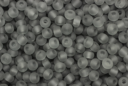 6/0, Seed Bead, Vintage, Czechoslovakian, Seed Beads, Clear Gray