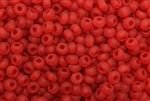 6/0, Seed Bead, Vintage, Czechoslovakian, Seed Beads, Matte, Clear Ruby