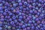 5/0 Seed Bead,Vintage Czechoslovakian Seed Beads, Blue Purple Iris