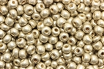 5/0 Seed Bead,Vintage Czechoslovakian Seed Beads, Light Gold