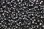 5/0 Seed Bead,Vintage Czechoslovakian Seed Beads, Black, White Stripes