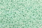 Seed Bead, 10/0, Vintage, Czechoslovakian, Pale Green AB