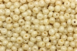 5/0 Seed Bead,Vintage Czechoslovakian Seed Beads, Light Beige