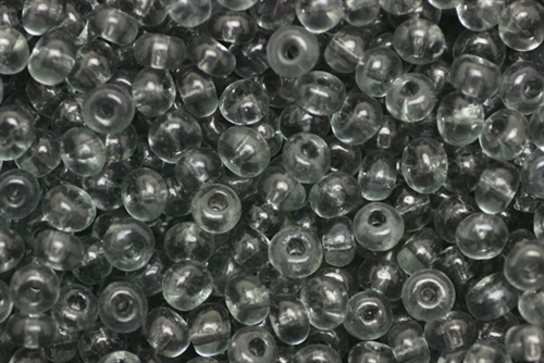 4/0, Seed Bead, Vintage, Czechoslovakian, Seed Beads, Clear Gray