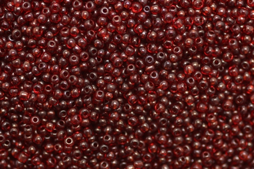 11/0, Seed Bead, Vintage, Czechoslovakian, Seed Beads, Ruby