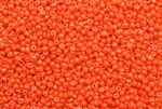 11/0, Seed Bead, Vintage, Czechoslovakian, Seed Beads, Orange Lustre