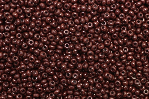 10/0, Seed Bead, Vintage, Czechoslovakian, Seed Beads, Dark Brown