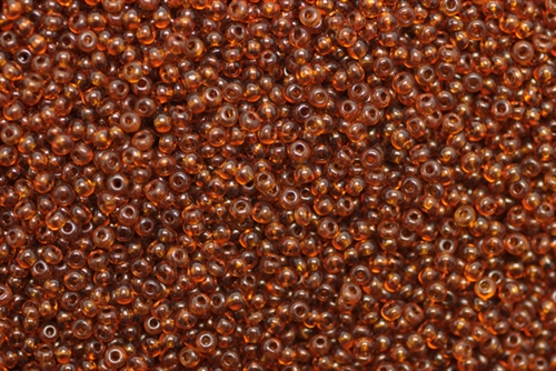 12/0, Seed Bead, Vintage, Czechoslovakian, Seed Beads, Topaz