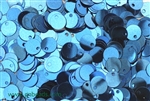 Sequin, Round, 8MM, Vintage, 1.8MM Top Hole, Light Royal