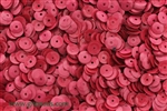 Sequin, 6MM, Cupped, Round, Vintage, 1MM Center Hole, Chalk Red