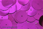 Sequin, Round, 18MM, Vintage, Flat, Center Hole, Purple