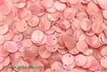 Sequin, Round, 10MM, Vintage, 1.5MM Top Hole, Pearl Pink