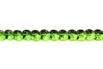 Sequin Trim, 5MM, Vintage, Round, Cupped, Lime Green