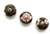 Cloisonne Beads,Vintage / Round 16MM Black