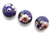 Cloisonne Beads,Vintage / Round 18MM Dark Blue