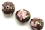 Cloisonne Beads,Vintage / Round 20MM Plum