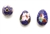 Cloisonne Beads,Vintage / Egg 16MM Dark Blue