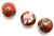 Cloisonne Beads,Vintage / Round 18MM Red