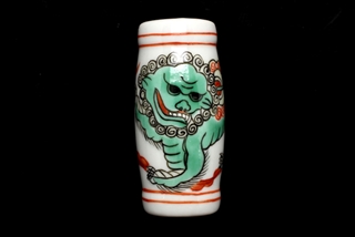 Porcelain Beads,Vintage Pendant / 50MM Dragon