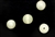 Bead, Czech, Vintage, Glass, "Silk" Lampwork Beads, 10MM, White