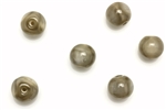 Bead, Czech, Vintage, Glass, "Silk" Lampwork Beads, 9MM, Gray