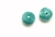 Bead, Czech, Vintage, Glass, "Silk" Lampwork Beads, 14MM, Light Green