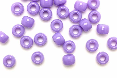 Bead, German Acrylic, Vintage, 8MM, Crow, Lilac