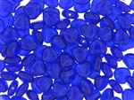 Czech Heart Beads / 8MM Cobalt