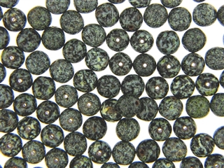Czech Picasso Finish Beads / 8MM Jet