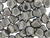 Czech Shell Beads / 14MM Hematite