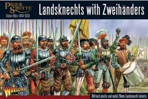 Pike and Shotte - Landsknecht with Zweihanders Plastic