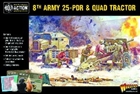 Bolt Action - 8th Army 25pdr Artillery, Quad & Limber