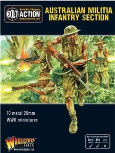 Bolt Action - Australian Militia Infantry Section Pacific Box