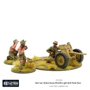 Bolt Action - Afrika Korps Pak 36 light anti-tank gun